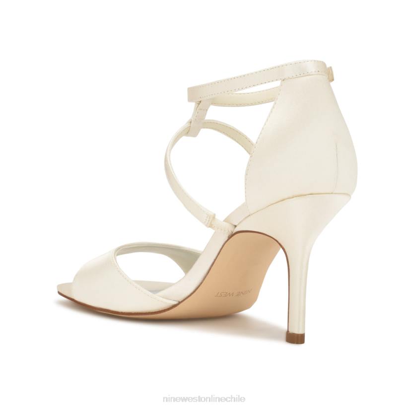 Nine West sandalias de tacón suspiros 2Z2T442 brillo plateado Nine West cartera negra