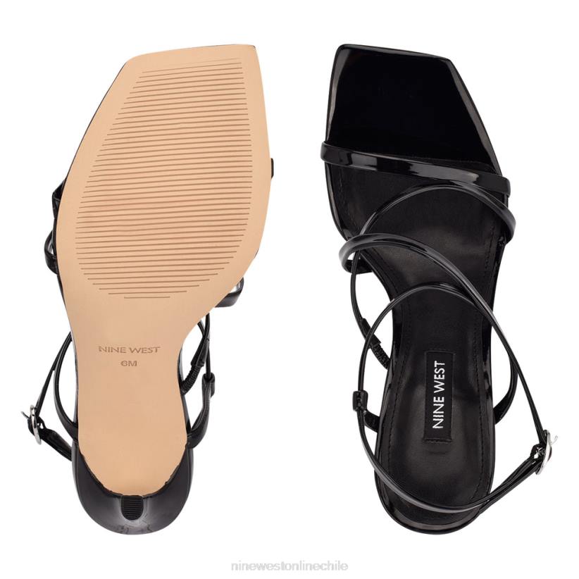 Nine West sandalias de tacón tipo tila 2Z2T1955 negro Nine West shoes