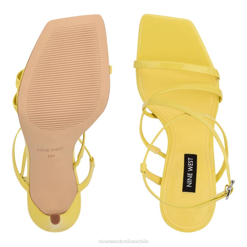 Nine West sandalias de tacón tipo tila 2Z2T1958 amarillo Nine West chile carteras