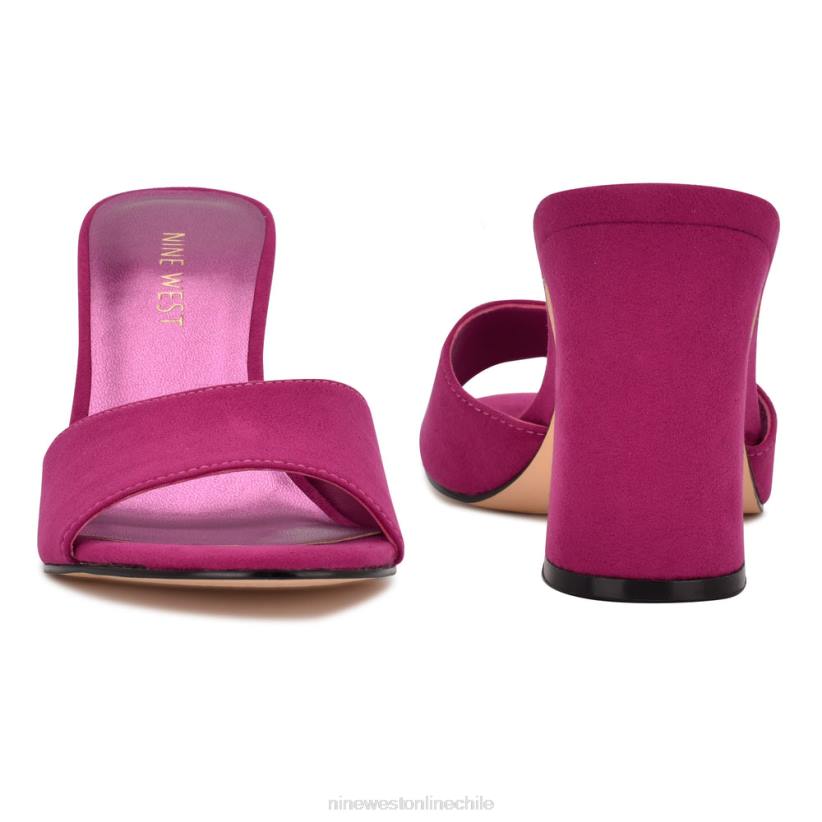 Nine West sandalias de tacón unah 2Z2T379 ante rosa oscuro Nine West zapatillas chile