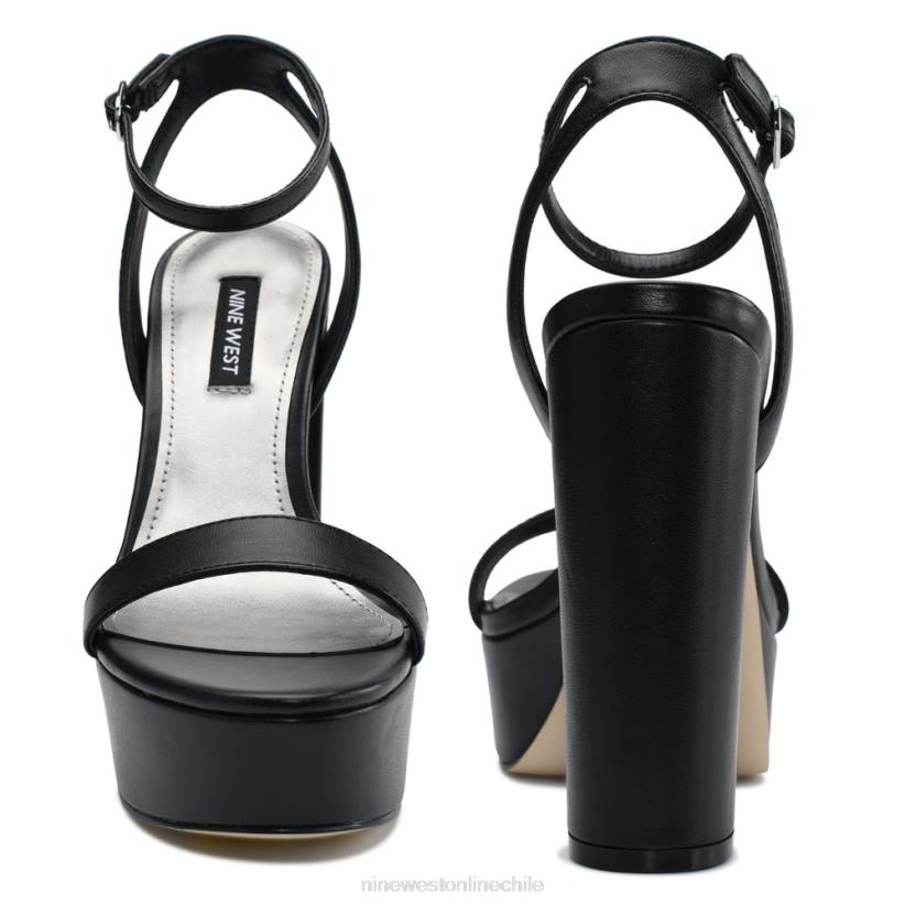 Nine West sandalias de vestir con plataforma uknow 2Z2T471 negro Nine West chile outlet