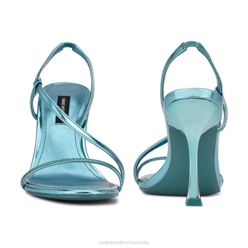 Nine West sandalias de vestir isaw 2Z2T575 azul metalizado Nine West shoes