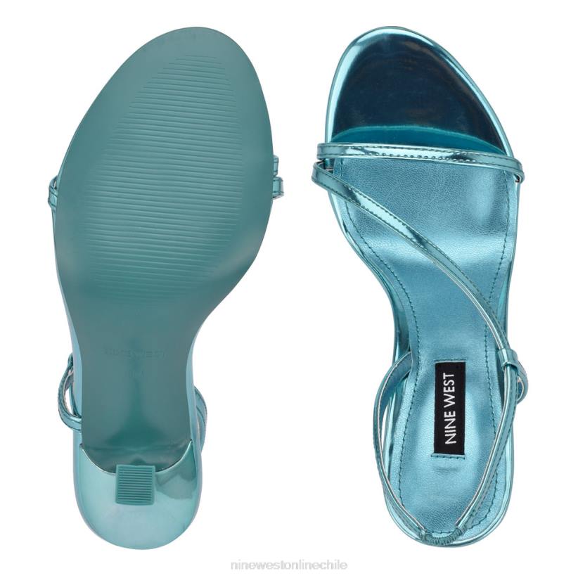 Nine West sandalias de vestir isaw 2Z2T575 azul metalizado Nine West shoes