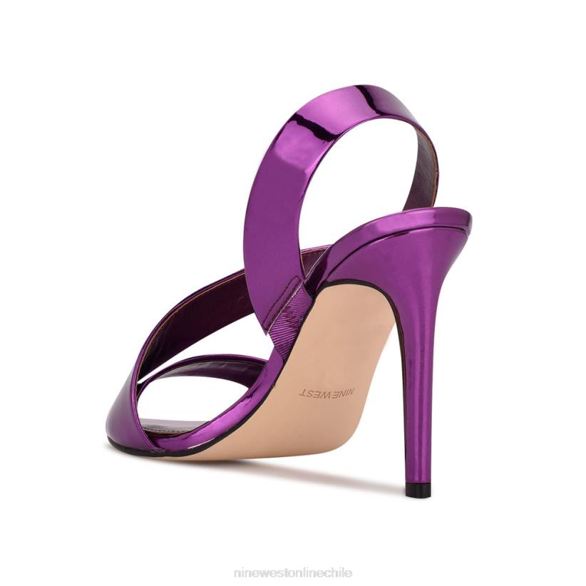 Nine West sandalias de vestir itzel 2Z2T406 espejo morado metalizado Nine West cartera negra