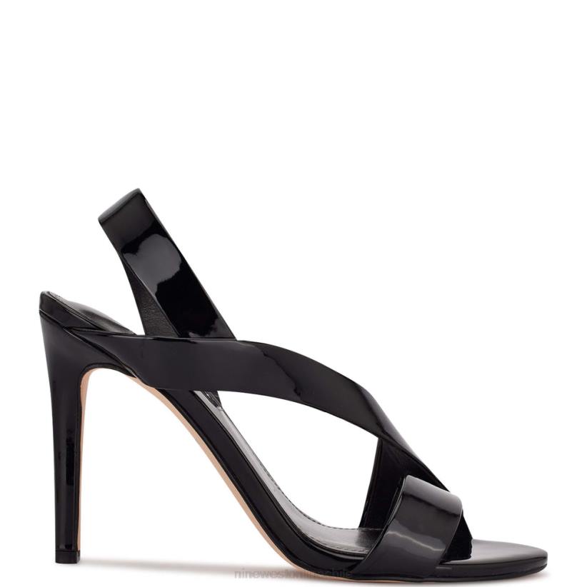 Nine West sandalias de vestir itzel 2Z2T408 charol negro Nine West sandals