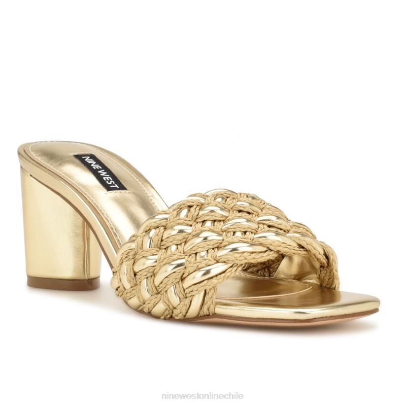 Nine West sandalias driah con tacón 2Z2T213 platino Nine West chile outlet