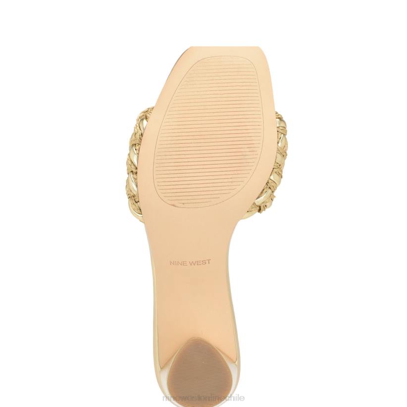 Nine West sandalias driah con tacón 2Z2T213 platino Nine West chile outlet