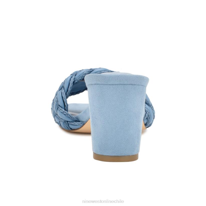 Nine West sandalias driah con tacón 2Z2T215 azul Nine West shoes