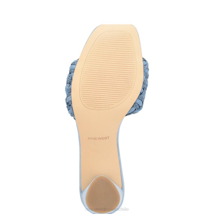 Nine West sandalias driah con tacón 2Z2T215 azul Nine West shoes