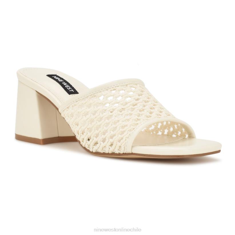 Nine West sandalias galant con tacón cuadrado 2Z2T344 blanco Nine West chile carteras