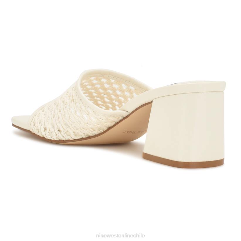 Nine West sandalias galant con tacón cuadrado 2Z2T344 blanco Nine West chile carteras