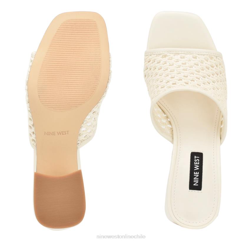 Nine West sandalias galant con tacón cuadrado 2Z2T344 blanco Nine West chile carteras