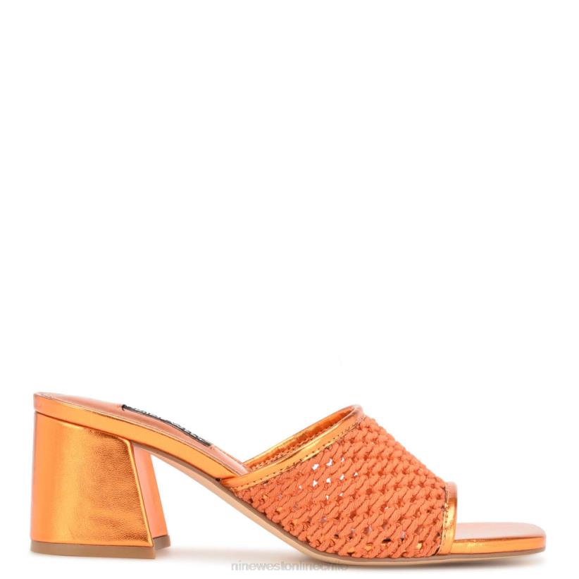 Nine West sandalias galant con tacón cuadrado 2Z2T345 naranja Nine West chile outlet