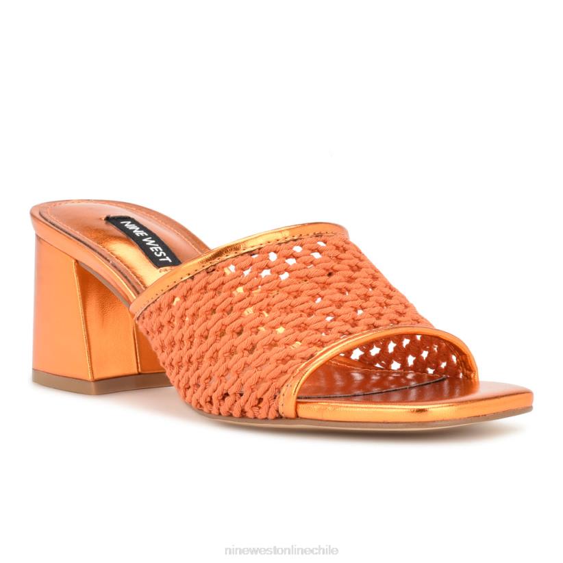 Nine West sandalias galant con tacón cuadrado 2Z2T345 naranja Nine West chile outlet
