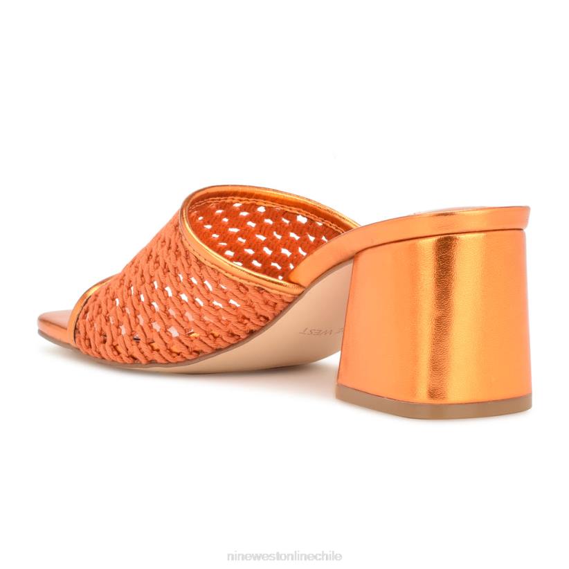 Nine West sandalias galant con tacón cuadrado 2Z2T345 naranja Nine West chile outlet