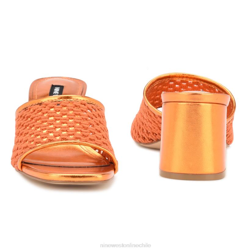 Nine West sandalias galant con tacón cuadrado 2Z2T345 naranja Nine West chile outlet