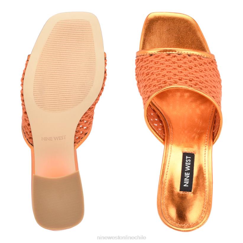 Nine West sandalias galant con tacón cuadrado 2Z2T345 naranja Nine West chile outlet