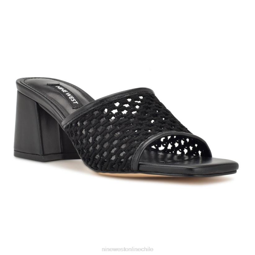 Nine West sandalias galant con tacón cuadrado 2Z2T347 negro Nine West shoes