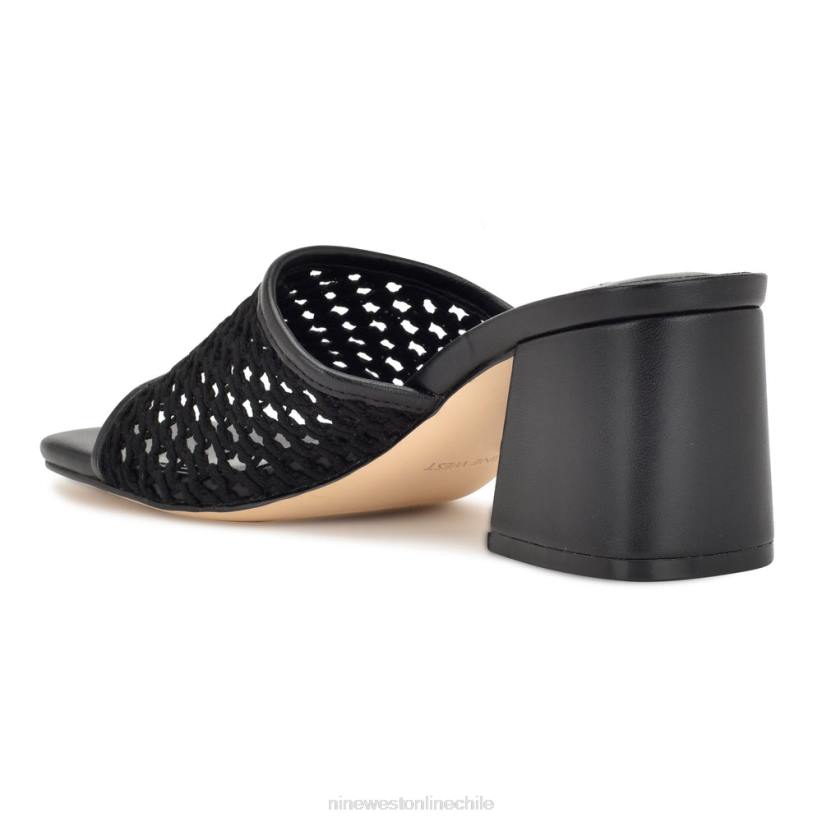 Nine West sandalias galant con tacón cuadrado 2Z2T347 negro Nine West shoes