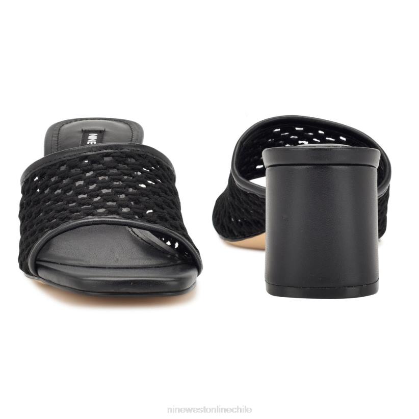 Nine West sandalias galant con tacón cuadrado 2Z2T347 negro Nine West shoes