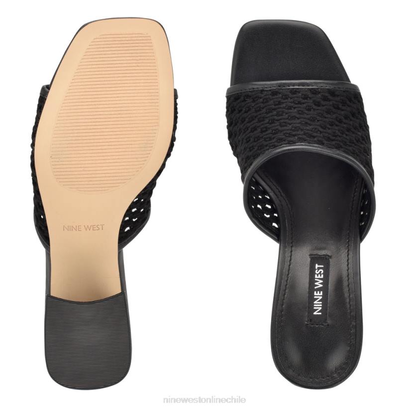 Nine West sandalias galant con tacón cuadrado 2Z2T347 negro Nine West shoes