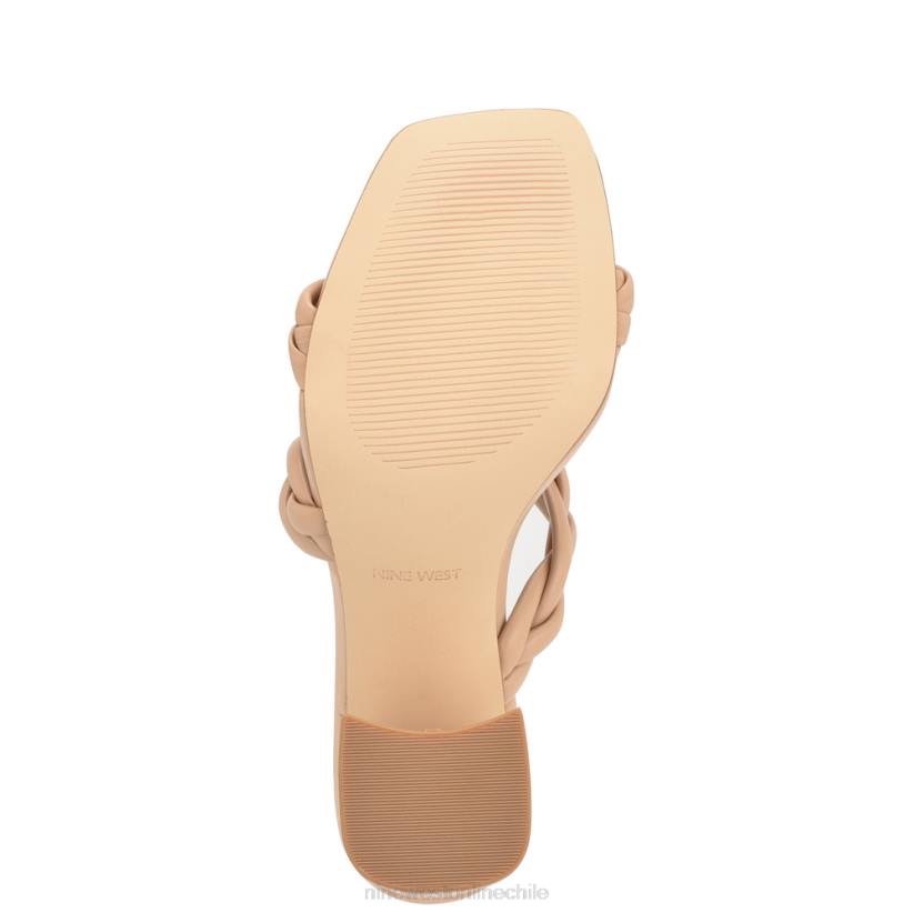 Nine West sandalias garita con tacón cuadrado 2Z2T225 rubor cálido Nine West chile outlet