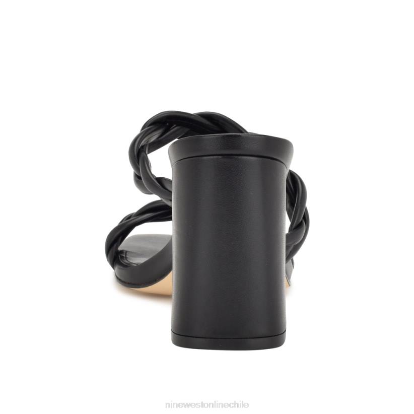 Nine West sandalias garita con tacón cuadrado 2Z2T227 negro Nine West shoes