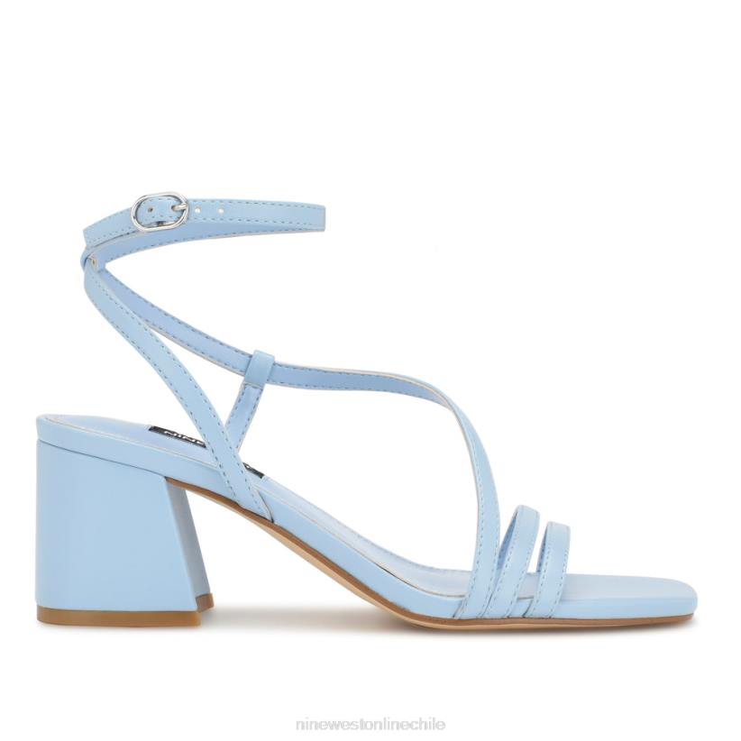 Nine West sandalias georga con tacón cuadrado 2Z2T192 azul claro Nine West sandals