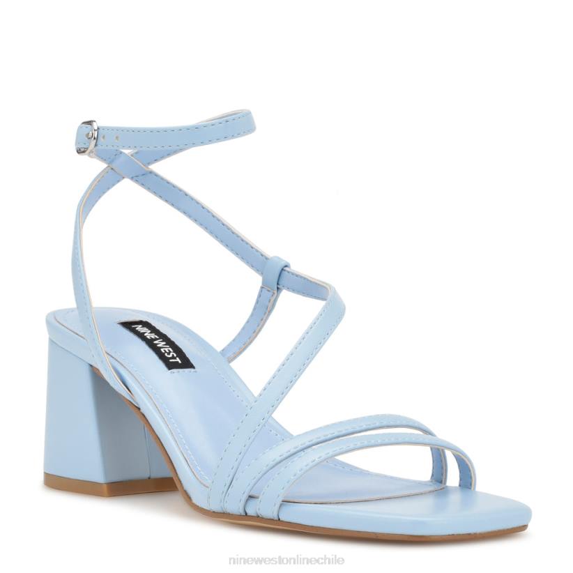 Nine West sandalias georga con tacón cuadrado 2Z2T192 azul claro Nine West sandals
