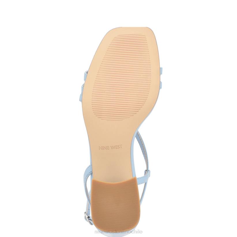 Nine West sandalias georga con tacón cuadrado 2Z2T192 azul claro Nine West sandals