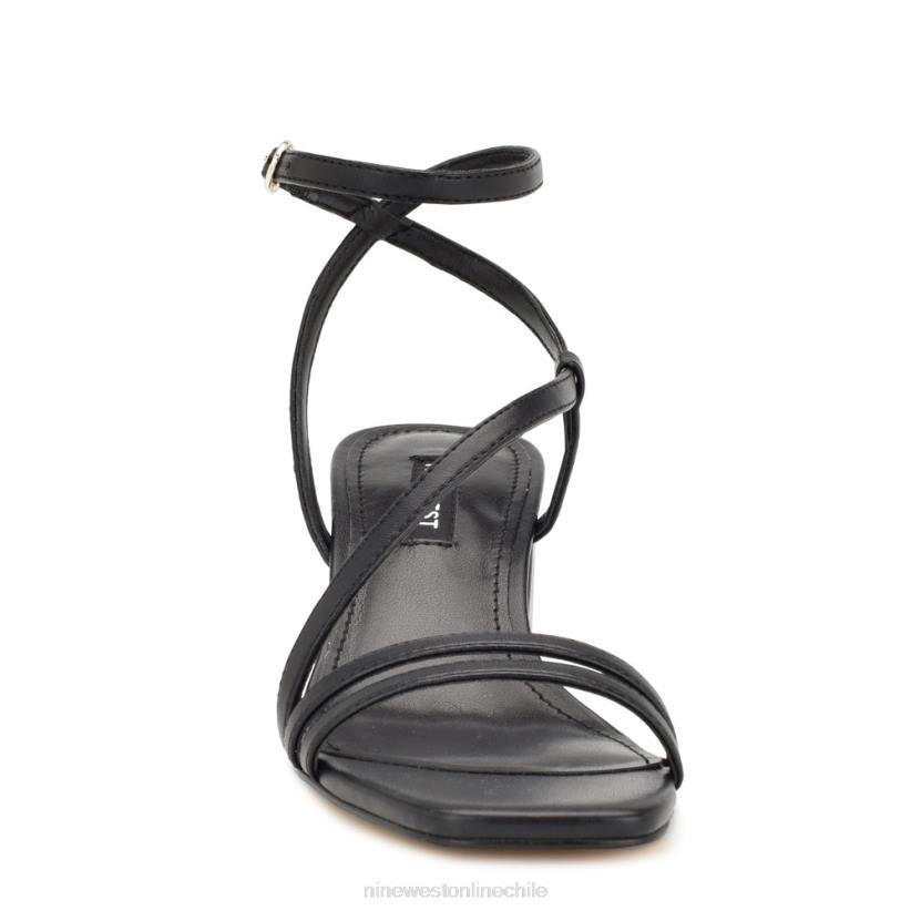 Nine West sandalias georga con tacón cuadrado 2Z2T193 negro Nine West zapatillas chile