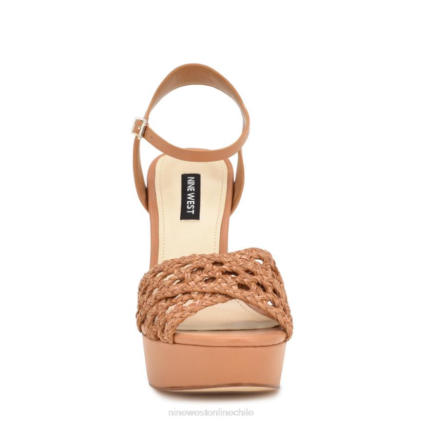 Nine West sandalias grecia plataforma 2Z2T154 medio natural Nine West cartera negra