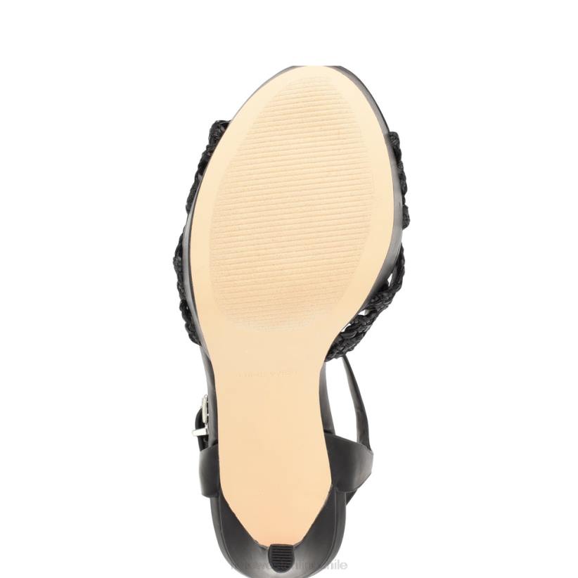 Nine West sandalias grecia plataforma 2Z2T155 negro Nine West shoes