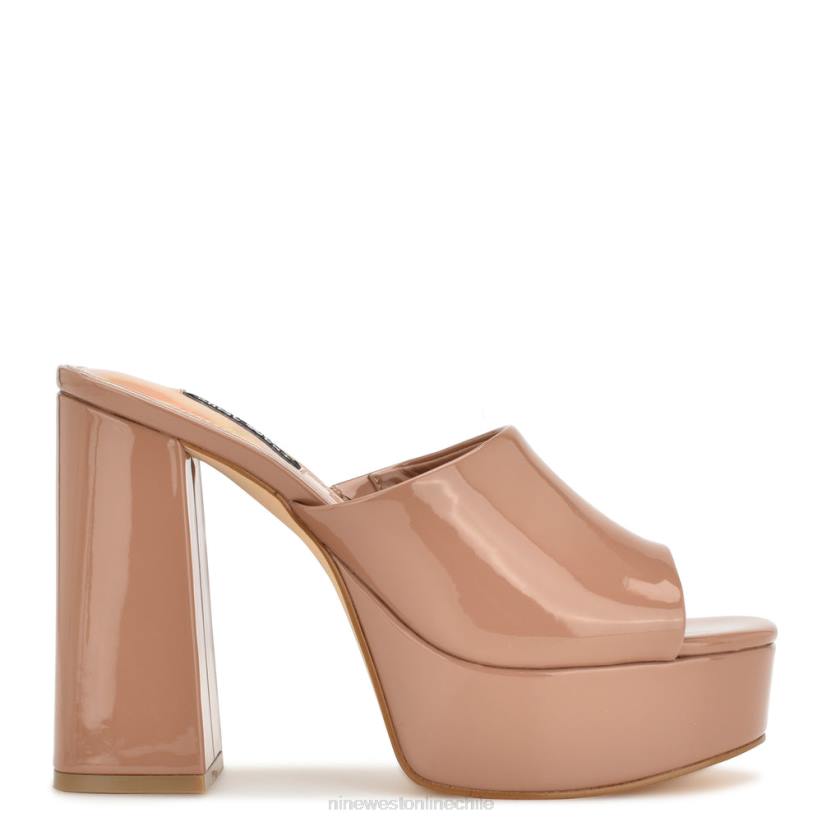 Nine West sandalias jilie con plataforma 2Z2T257 patente de arcilla Nine West shoes