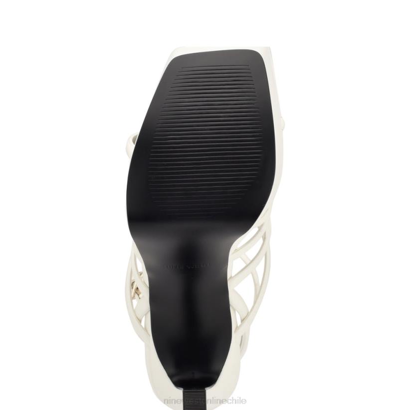 Nine West sandalias kelinda con plataforma y tira en el tobillo 2Z2T1746 blanco Nine West sandals