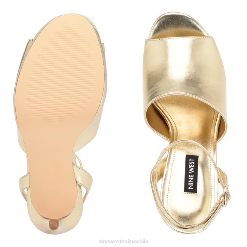 Nine West sandalias limbery con tira en el tobillo 2Z2T1777 platino Nine West zapatillas chile