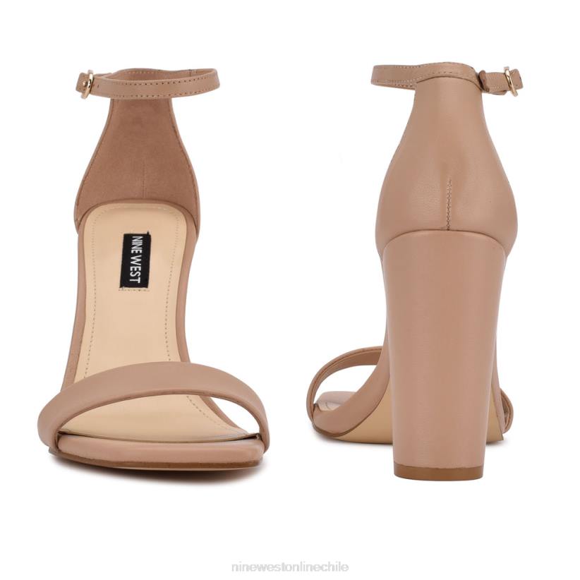 Nine West sandalias marrie con tira en el tobillo 2Z2T2241 cuero desnudo Nine West chile outlet