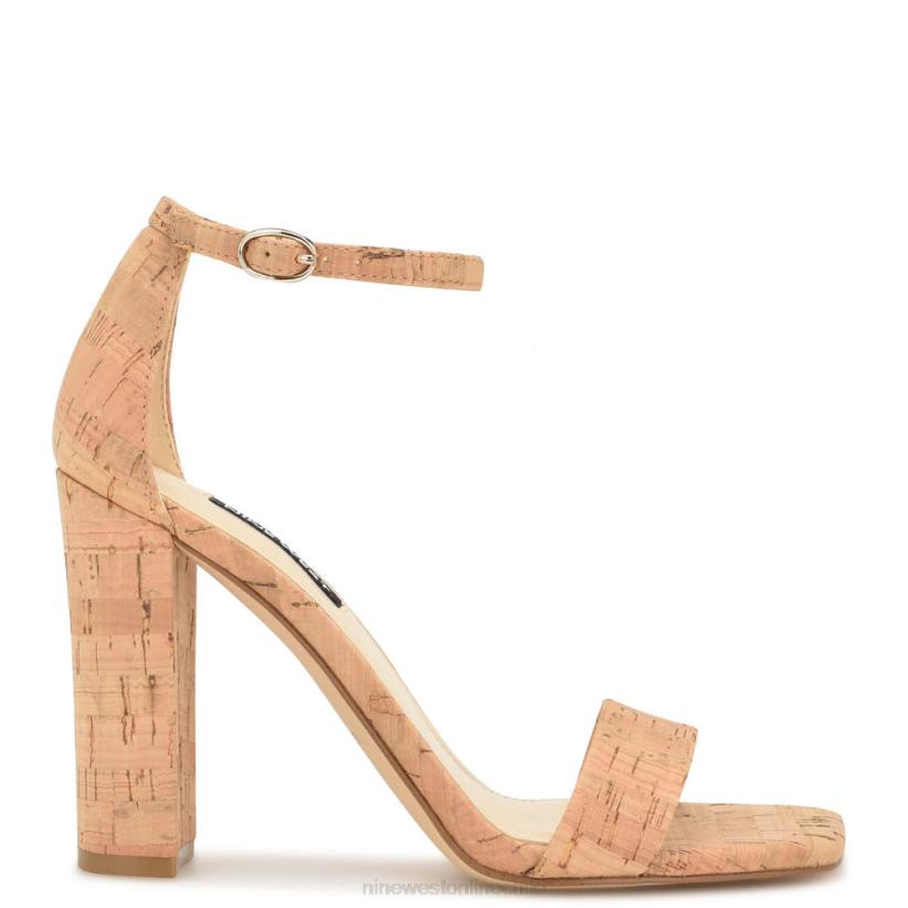 Nine West sandalias marrie con tira en el tobillo 2Z2T422 corcho natural Nine West chile carteras