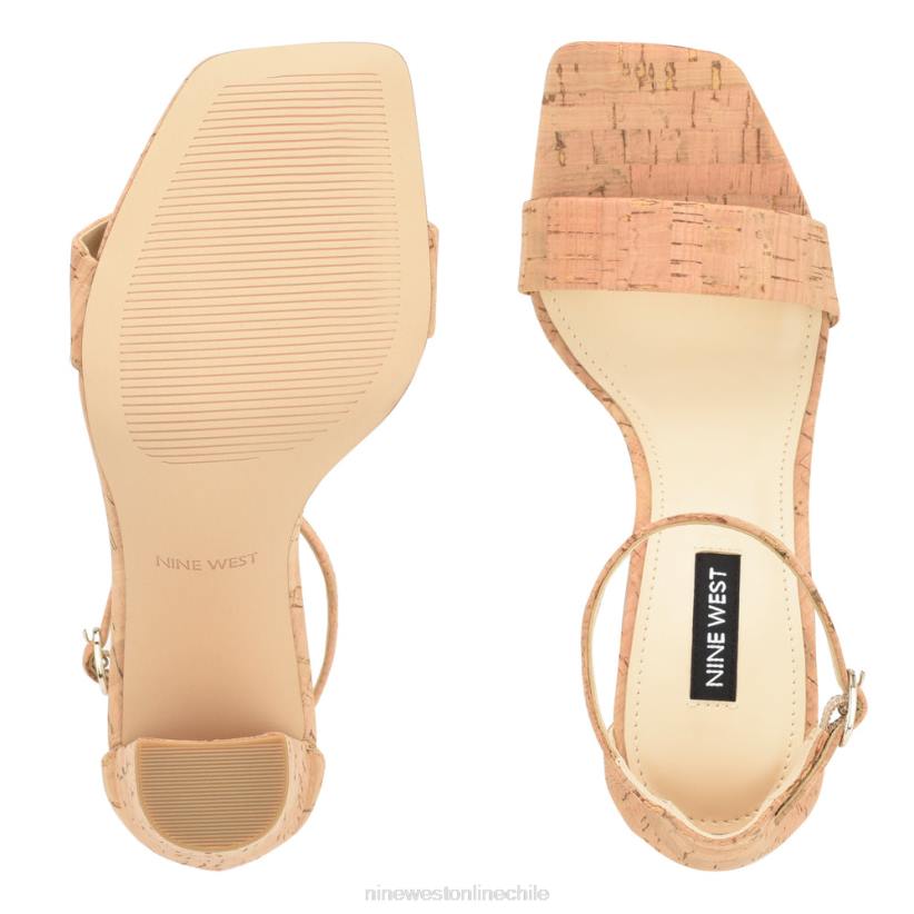 Nine West sandalias marrie con tira en el tobillo 2Z2T422 corcho natural Nine West chile carteras