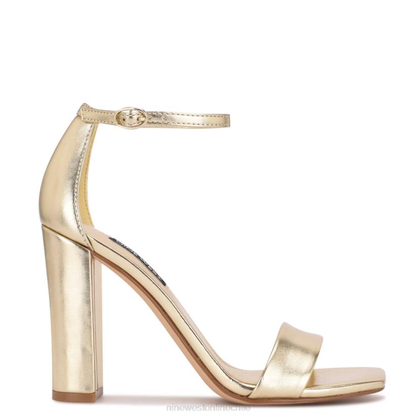 Nine West sandalias marrie con tira en el tobillo 2Z2T427 oro Nine West zapatillas chile