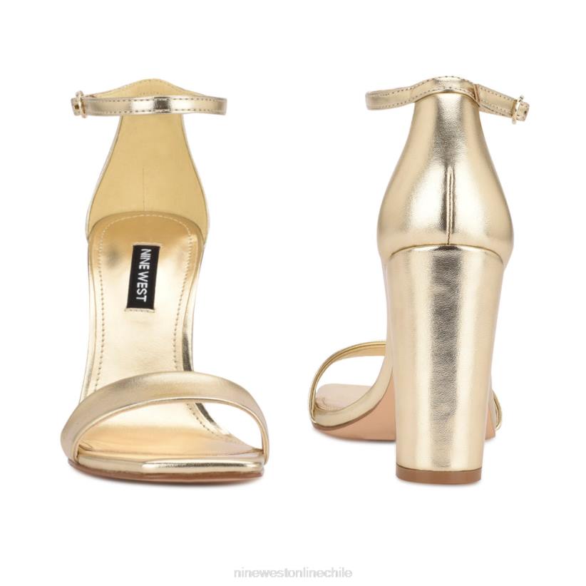 Nine West sandalias marrie con tira en el tobillo 2Z2T427 oro Nine West zapatillas chile