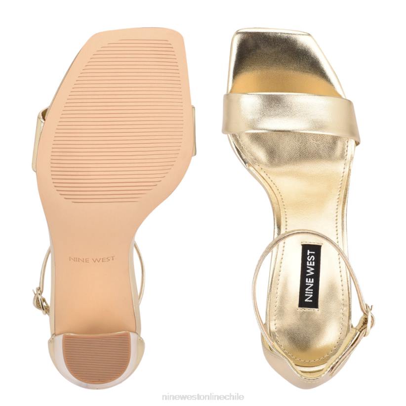 Nine West sandalias marrie con tira en el tobillo 2Z2T427 oro Nine West zapatillas chile