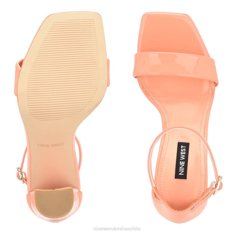 Nine West sandalias marrie con tira en el tobillo 2Z2T428 patente de crema Nine West chile carteras