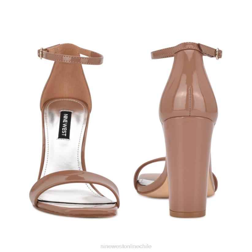 Nine West sandalias marrie con tira en el tobillo 2Z2T429 patente de arcilla Nine West chile outlet