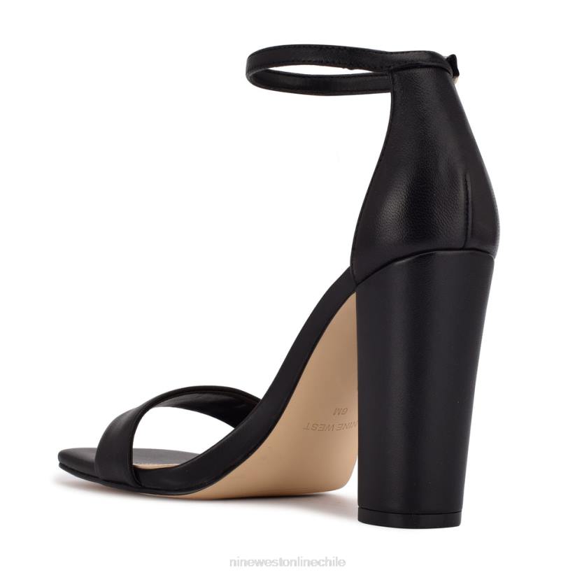 Nine West sandalias marrie con tira en el tobillo 2Z2T493 cuero negro Nine West zapatillas chile