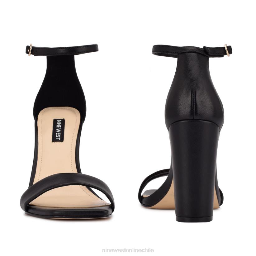 Nine West sandalias marrie con tira en el tobillo 2Z2T493 cuero negro Nine West zapatillas chile