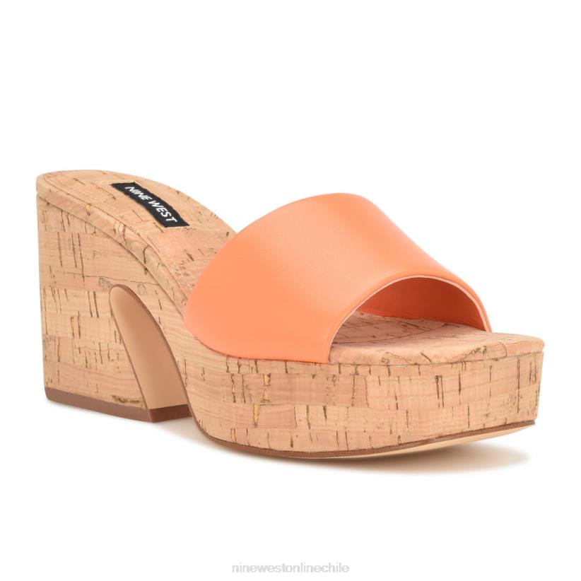 Nine West sandalias oklee con plataforma 2Z2T242 naranja perfecto Nine West chile carteras