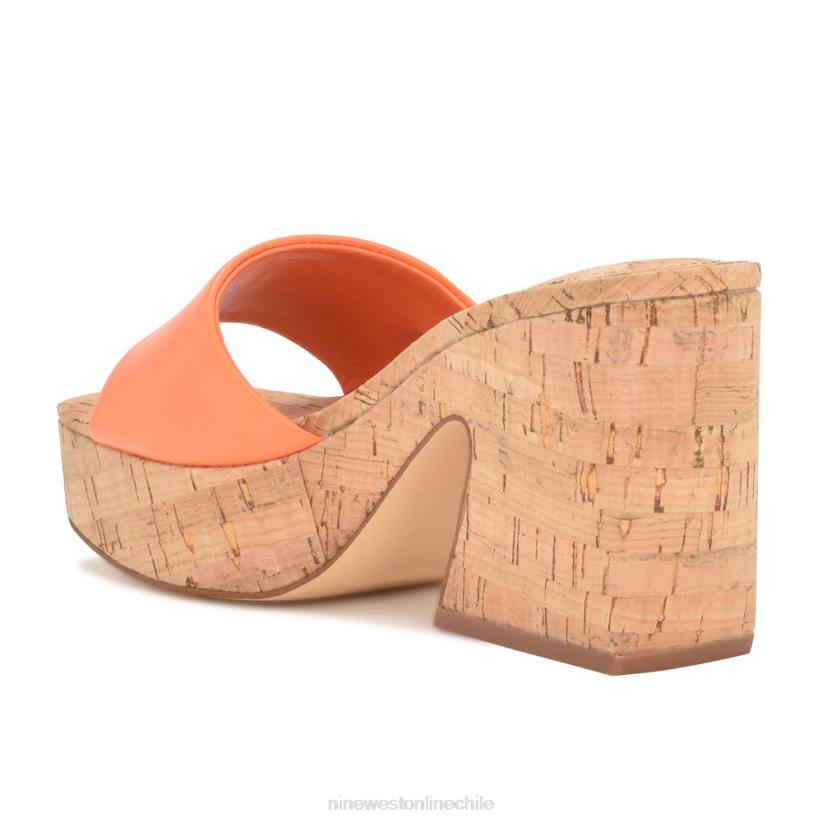 Nine West sandalias oklee con plataforma 2Z2T242 naranja perfecto Nine West chile carteras