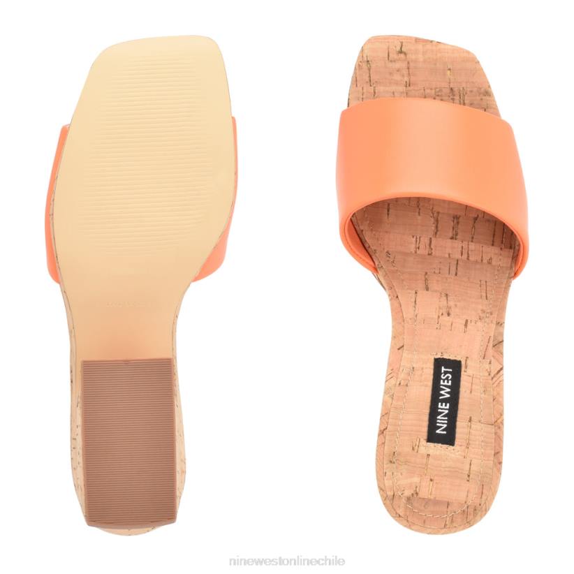 Nine West sandalias oklee con plataforma 2Z2T242 naranja perfecto Nine West chile carteras