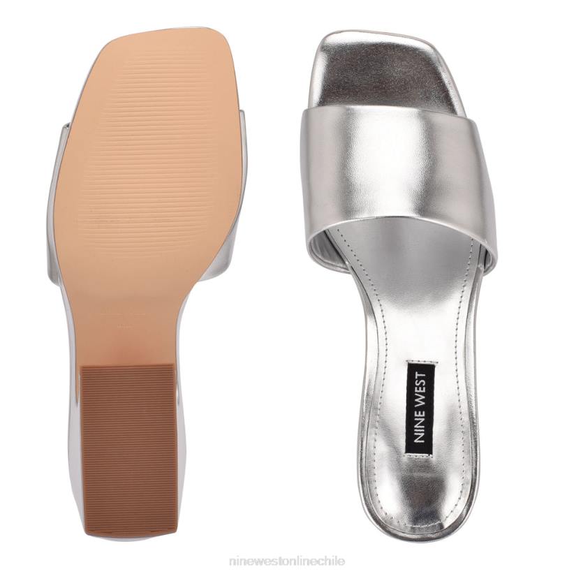 Nine West sandalias oklee con plataforma 2Z2T599 plata Nine West shoes